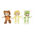 thumbnail image 2 of Super Mario Power Suits 8.5 Inch Neko Cat Luigi Tanooki and Cat Mario Stuffed Plush Toys, 2 of 3