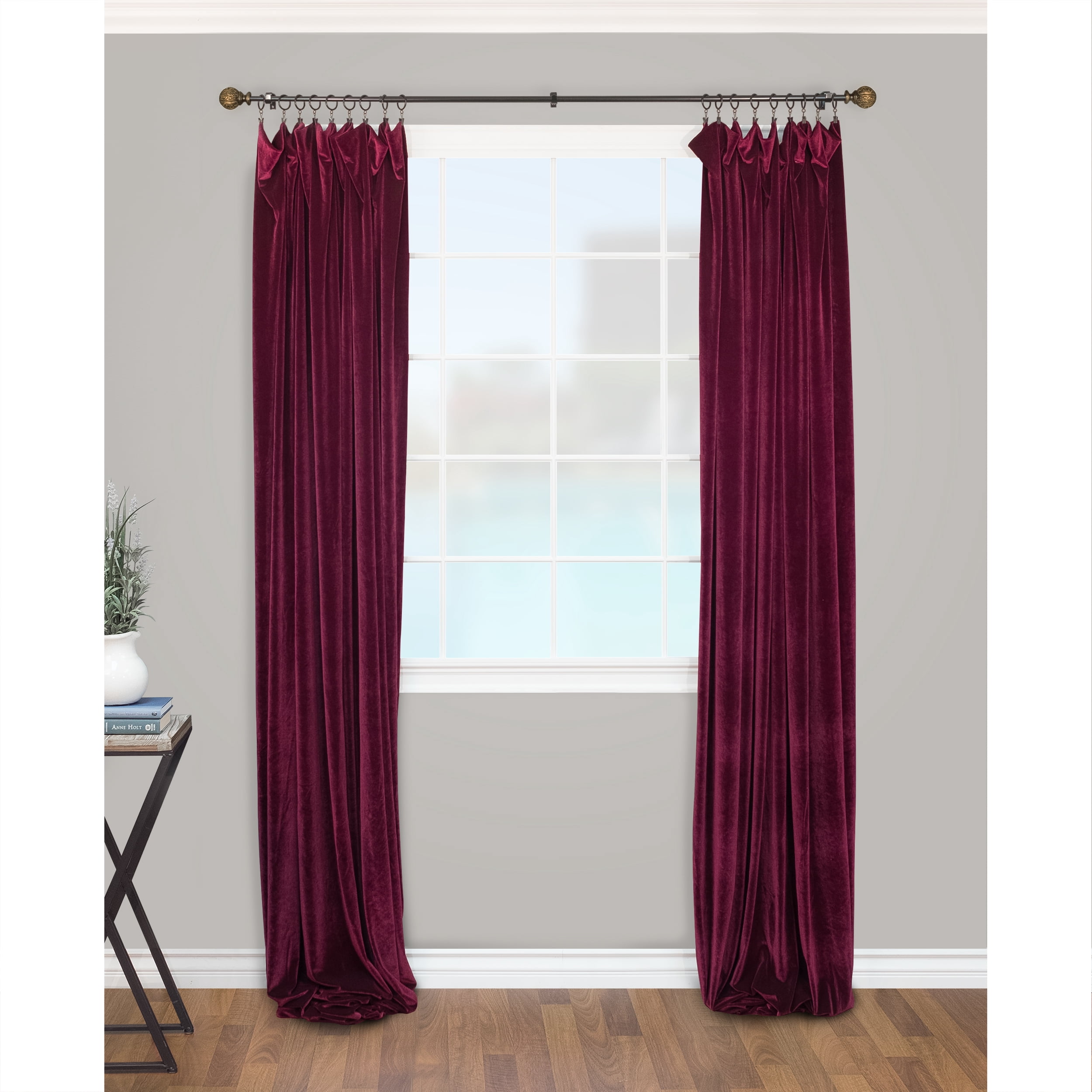 Montevilla Core Leaf Ball 5/8" Curtain Rod Set