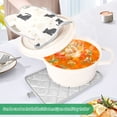 thumbnail image 3 of Yayeee Pot Holders Kitchen Heat Resistant with Pocket 7"x9.8" Cotton Oven Cooking Hot Pads, Black Cute Cats, 3 of 7