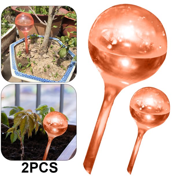 Likrtyny Riego Por Goteo en Forma Transparente para Plantas PVC para Interiores (rosa)