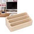thumbnail image 4 of Desk Business Card Holder, 3 Slots Name Card Display Holder Smoothing Surfaces  For Salon, 4 of 8