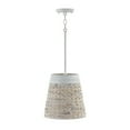 thumbnail image 5 of 1 Light Pendant In Transitional Style-12 Inches Tall And 12 Inches Wide-Chalk Wash Finish    -Traditional Installation Capital Lighting 343911Hw, 5 of 8