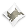 thumbnail image 4 of EREHome Rabbit Throw Pillow Case Vintage Cushion Cover 20x20 inches, 4 of 4