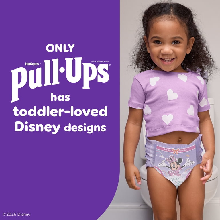 Pull-Ups Girls' Potty Training Pants, 6T-7T, 72ct, Multicolor