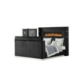 thumbnail image 4 of Lavish Modern Style King Bed with Fireplace and TV Stand made with Wood- Black, 4 of 5