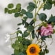 thumbnail image 5 of Bewildely Flores artificiales Vid Estilo nórdico Flor Rota Aspecto natural Rosa Hojas verdes Guirnalda Boda Navidad Decoración Bewildely HA084545-00, 5 of 6