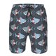 thumbnail image 3 of Balery Shark Wearing Swim Ring Traje de Baño Estilo Hawaiano para Hombre, Shorts de Secado Rápido con Bolsillos-Large, 3 of 6