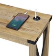 thumbnail image 4 of Convenience Concepts Table Console Durango Finition Bois Chêne Clair, 4 of 9