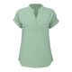 thumbnail image 5 of Vestidos Casuales Para Mujer, Blusas De Mujer De Moda Suéter de mujer de color liso de imitación de lino y lino con hombros descubiertos y cuello en V de manga corta a la moda, 5 of 5