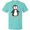 Scuba Blue, variant on Inktastic Cute Penguin, Penguin With Red Bow Tie T-Shirt