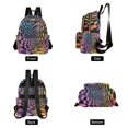 thumbnail image 4 of FORMRS Mini Backpack Purse for Women Travel Daypack Casual Shoulder Bag, Pink Wavy Plaid, 4 of 7