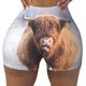 thumbnail image 2 of Fotbe Cow Shorts Sin Costuras – Shorts Deportivos de Cintura Alta para Mujer, Elásticos para Gimnasio, Yoga, Running o Ciclismo-Medium, 2 of 8