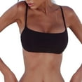 thumbnail image 1 of Women Bandage Bikini Tops Push-up Plain Swimwear Swimsuit Beach Bathing Top, 1 of 5