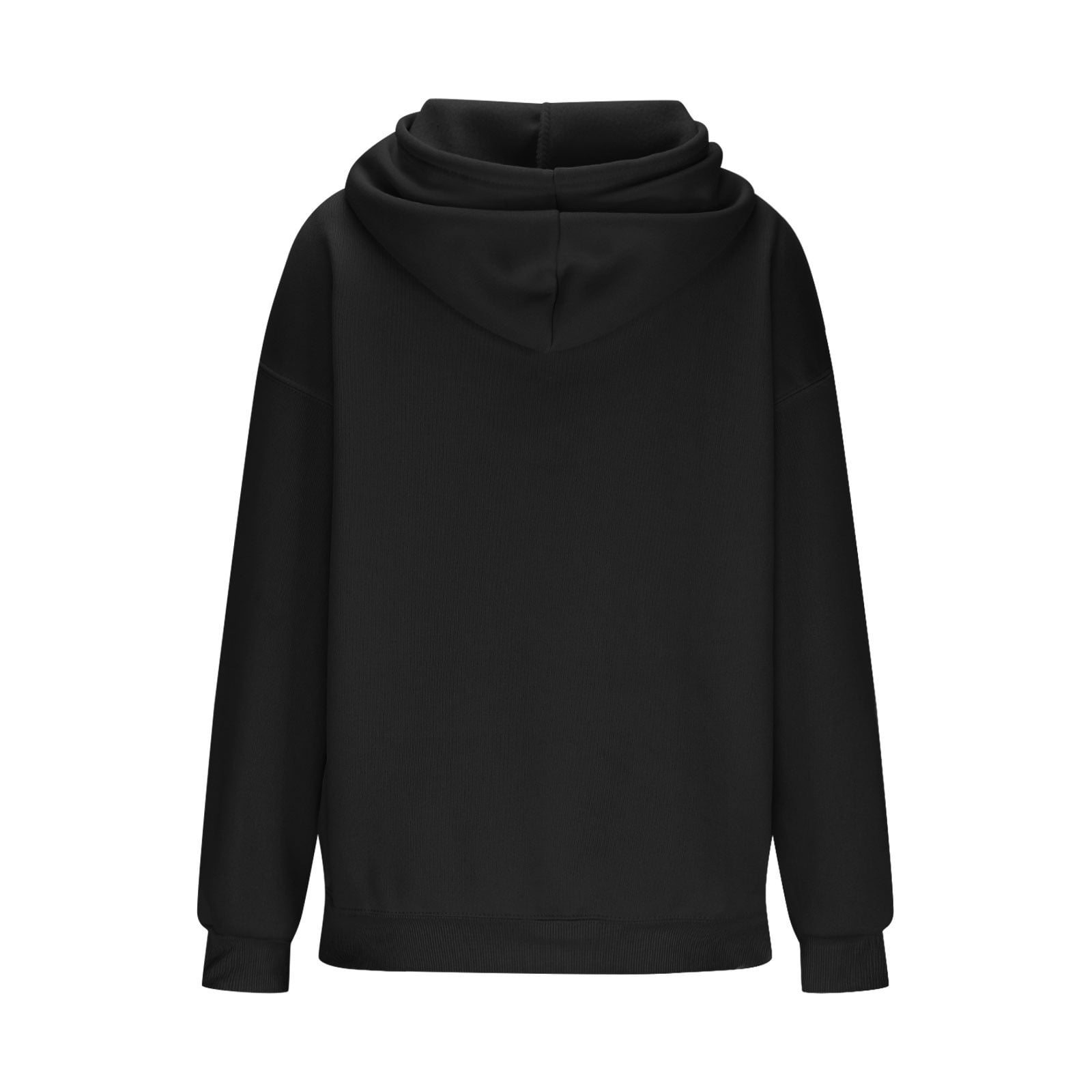Plus Size Hoodies for Women with Front Pocket Pullover Fleece Lined Sweatshirts Ladies Casual Solid Loose Basic Comfort Hooded Tops XS-5X