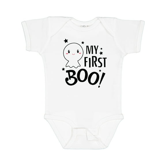 Inktastic My 1st Boo with Cute Ghost Boys or Girls Baby Bodysuit