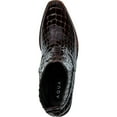 thumbnail image 3 of Aqua Womens Star Patent Block Heel Ankle Boots Brown 6 Medium (B,M), 3 of 4