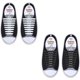 thumbnail image 1 of Sin Cordones de Cordones para Adultos , 2 Pares Cordones Elásticos para Zapatillas de Deporte, Atlética de Silicona Elástico, Cordones para Correr de Atletas Shuxiu Wang  9024719207629, 1 of 5
