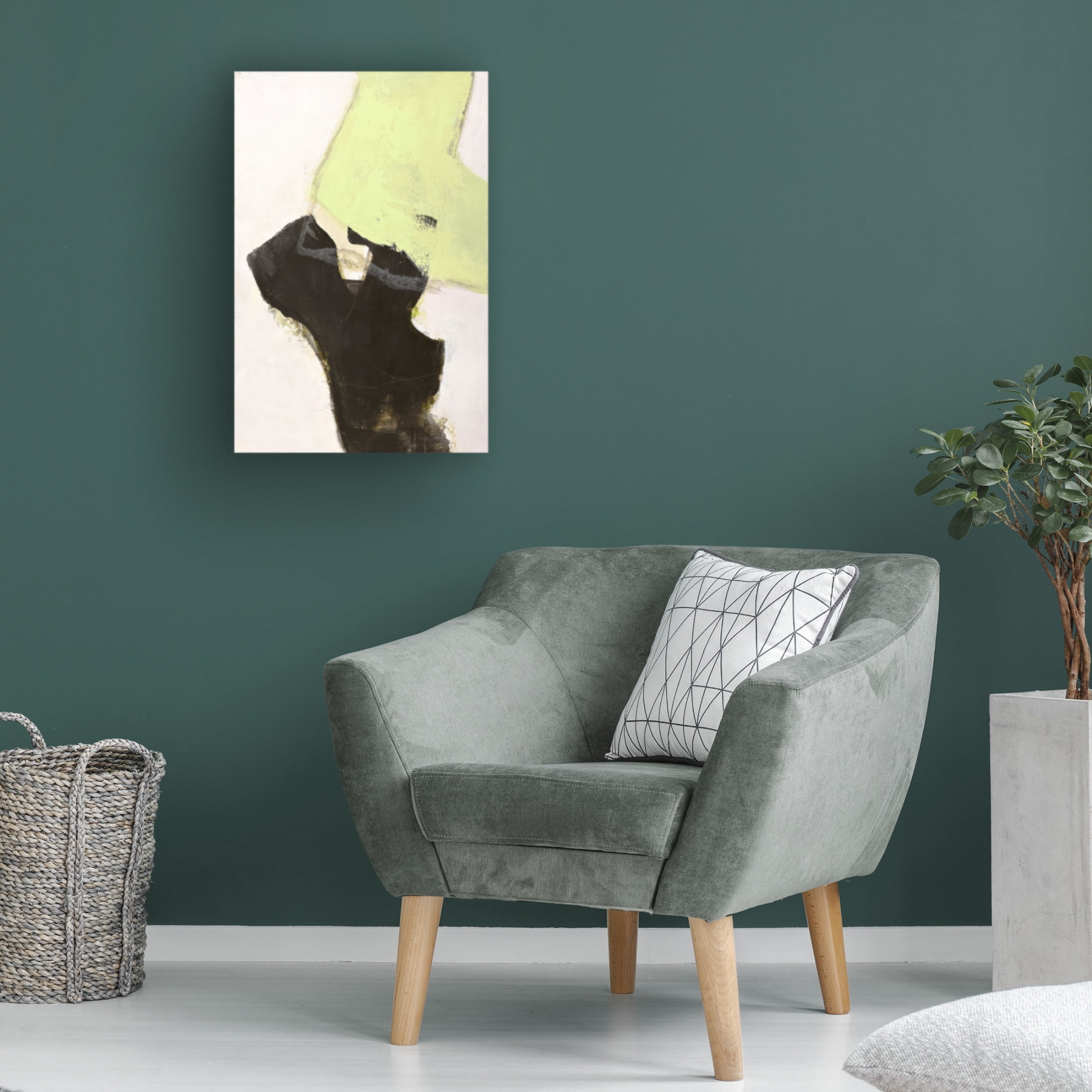 Canvas Wall Art - Design Fabrikken 'Area' Wall Art for Living Room, Bedroom, or Office Décor by Trademark Fine Art - 22 x 32 Inches