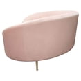thumbnail image 4 of Celine Curved Sofa in Light Cream Velvet, 4 of 5