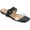 Black, variant on Collection Womens Jeysha Slip On Buckle Slide Sandals
