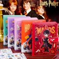 thumbnail image 2 of 2025 Gran oferta, cuaderno diario retro con hebilla magnética de superficie dura de la serie Harry Potter, papelería para estudiantes, regalo para niños, 2 of 5