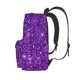 thumbnail image 3 of Disketp Purple Glitter Mochila Escolar de Gran Capacidad y Peso Ligero, Mochila de Viaje Ideal para Escuela, Trabajo y Uso Diario, Cómoda y con Estilo, 3 of 8