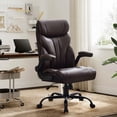 thumbnail image 2 of TROPOW Computer Gaming Chair with Foot Rest, Ergonomic High Back Heavy Duty Task Desk Office Chairs with Wheels, Flip-Up Arms, Adjustable Height, PU Leather, 500LBS Capacity, 2 of 8
