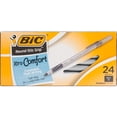 thumbnail image 1 of Bic Round Stic Grip Xtra Comfort Ballpoint Pens 24/Pkg-Black, 1 of 2