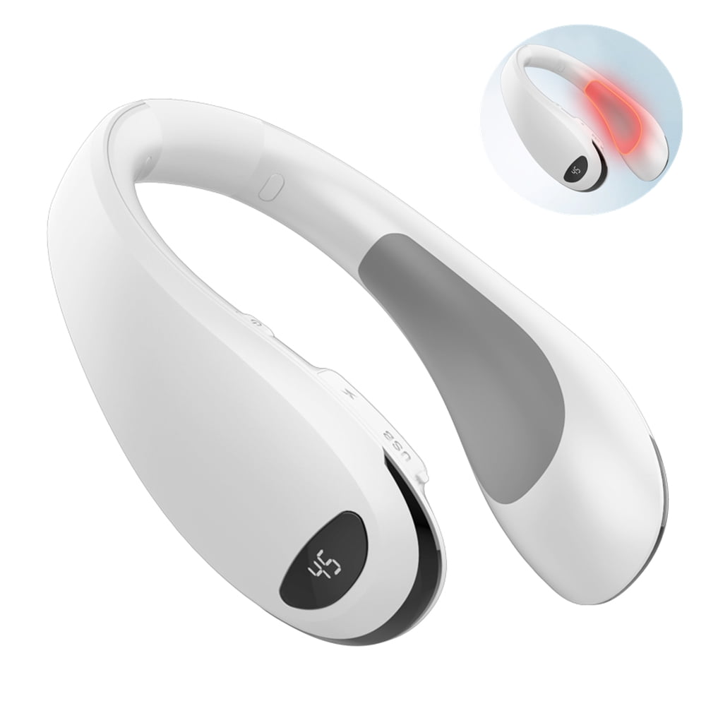 Melliful Electric Neck Heater, 3 Adjustable Heat Settings, Digital Temp Display, Rechargeable