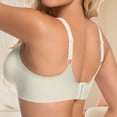 thumbnail image 4 of Fatuov Everyday Bra for Women Wireless Breathable Fabric Full Coverage Push Up Comfort Bra Solid Color Bralette 36A, 4 of 4