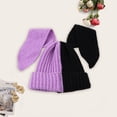 thumbnail image 3 of Tnobhg Bunny Beanie Hat Super Soft Wear Resistant High Elastic Windproof Cold Prevention Outdoor Ski Women Cute Rabbit Hat, 3 of 8