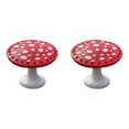 thumbnail image 1 of Soporte para Joyas en Forma Seta 26 Agujeros Estante Almacenamiento Pendientes Organizador () Rojo, 1 of 4