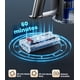 thumbnail image 5 of Aspiradora inalámbrica, aspiradora de 500 W/40 Kpa para el hogar, aspiradora de palo de 60 minutos con pantalla LED, carga antienredos y montaje en pared, aspiradora ligera 8 en 1 para suelos, 5 of 8