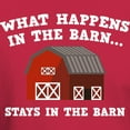 thumbnail image 3 of CafePress - What Happens In The Barn Dark T Shirt - Men's Classic Graphic Cotton T-Shirt, 3 of 4