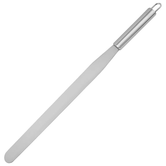 Zeceouar Cake Tools Stainless Steel Cream Spatula Butter Scraper Leveling Knife Stirring Knife DIY Baking Tools 12in