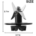 thumbnail image 5 of High-Quality Stainless Steel Blender Cutter Assembly, Compatible With Premier Blender Models, Featuring Sharp And Durable Blades For Effortless Food Processing, 5 of 5