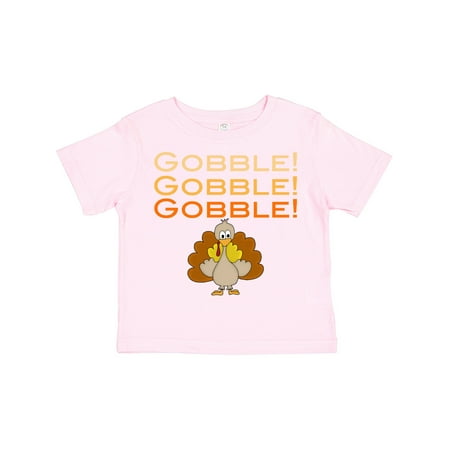 

Inktastic Gobble Gobble Gobble - Turkey Boys or Girls Toddler T-Shirt