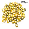 thumbnail image 2 of 100PCS Wooden Bee Creative Self Adhesive Wood Embellishment DIY Flatback Charm, 2 of 6