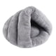 thumbnail image 1 of Cama para perros con forma de zapatilla Cama para gatos Cama para mascotas Nido cálido semicerrado Lavable Portátil Gris claro 50cmx40cm, 1 of 8