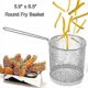 thumbnail image 2 of Round Stainless Steel Deep Fry Basket - French Chip Frying Serving Food, 2 of 5