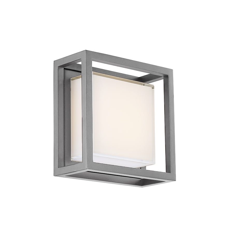 Modern Forms WsW73608 Framed 8" Tall Led Outdoor Wall Sconce / Flush