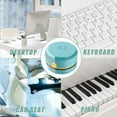 thumbnail image 3 of Desktop Vacuum Cleaner Mini USB Charge Adjustable Strong Suction Power Recharging Computer Keyboard Cleaning Table Dust Sweeper Counter ,Green, 3 of 7