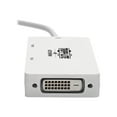 thumbnail image 3 of Tripp Lite Mini DisplayPort to VGA/DVI/HDMI Adapter Converter mDP 6in 6" White - DVI/HDMI/Mini DisplayPort/VGA for Notebook, Chromebook, Monitor, Audio/Video Device, Tablet, MacBook, Projector, T, 3 of 8