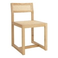 thumbnail image 3 of SAFAVIEH Bernice Nautical Solid Cane Dining Chair, Natural, 3 of 7