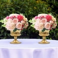 thumbnail image 3 of 10Pcs 15cm Gold Metal Centerpieces Flower Vase Wedding Anniversary Party Decor, 3 of 19
