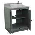 thumbnail image 5 of Bellaterra Home 31" Single vanity in Gray Ash finish top with Gray granite and round sink, 5 of 9