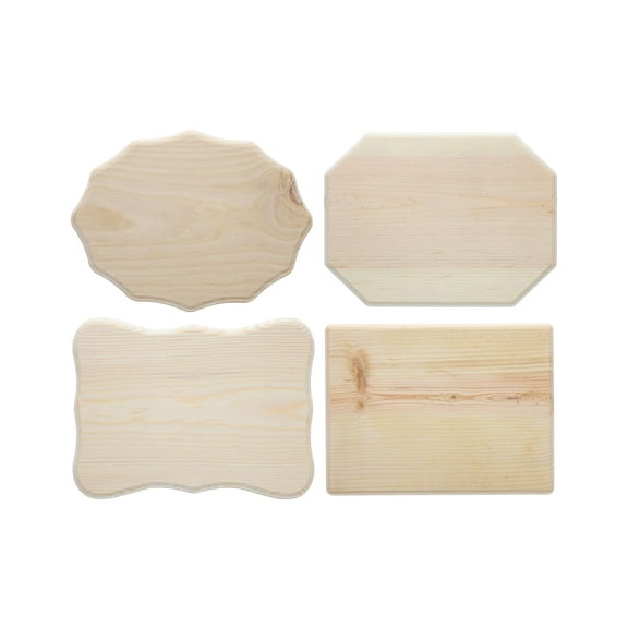 Good Wood Plaque Bulk Astd 9x12" 36pc