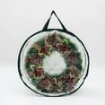 thumbnail image 6 of Jienlioq Christmas Clearance Canvas Christmas Tree Storage Bag - Insect Proof Wreath Organizer with Zipper (Fits 7ft Decor), 6 of 7