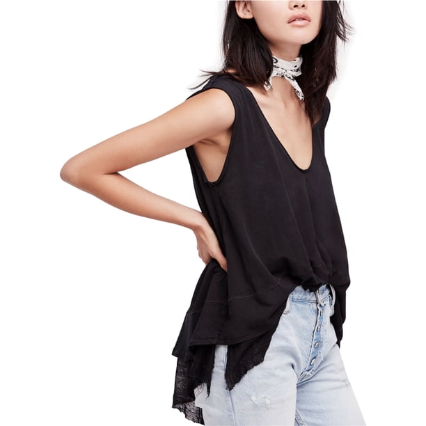 Free People - Camiseta sin mangas para mujer, color melocotón, talla XS