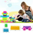 thumbnail image 2 of Bloques de construcción de plástico ensamblados para niños pequeños juegos de escritorio juguetes educativos alrededor de 250, 2 of 4